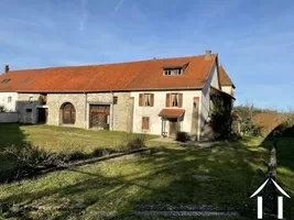 House and attached barn