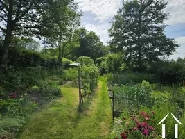 Down towards the vegetable plot