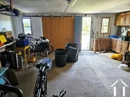 Interior of garage