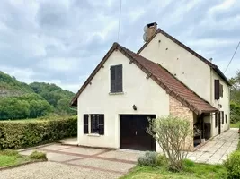 The garage and the residential house