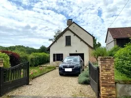 Gate and path to the garage and the house