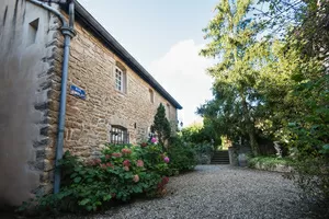 The courtyard and elevated garden