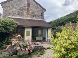 The courtyard in the summer