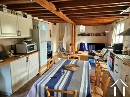 Spacious kitchen and sitting room