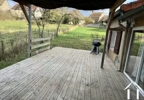 Terrace with view on garden