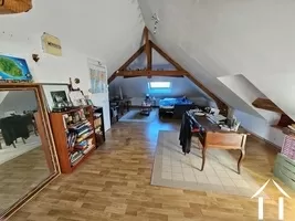 Spacious attic room