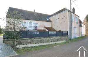 Street side view of the houses