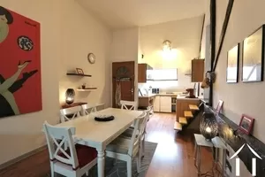 Dining and kitchen