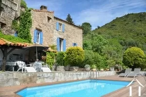 Character house for sale vieussan, languedoc-roussillon, 09-6921 Image - 1