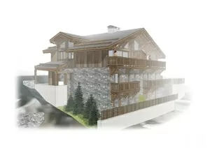 Half new chalet 5 bedrooms - close to the slopes - la cime noire  Ref # C5964-DC.A 