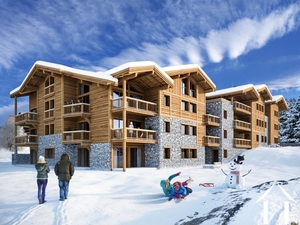 3-bedroom apartment + mountain corner - mountain views - la ferme des pistes  Ref # C6006-A25 