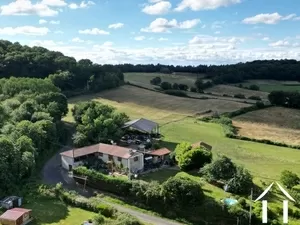 A character farmhouse, nestled on a hillside, with lovely v Ref # EL5132 